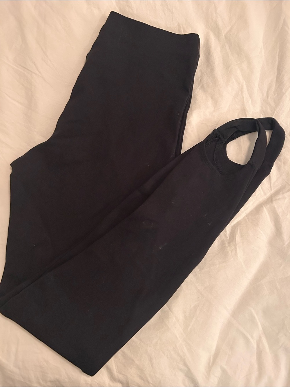 Black Stirrup Leggings (Madewell)